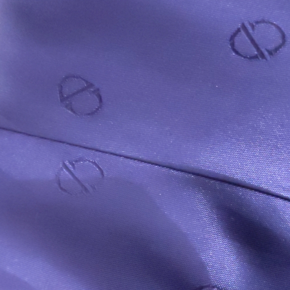 Vintage Christian Dior Purple Wool Coat with Black Velvet Collar, size 6 - Picture 10 of 10